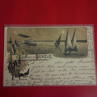 SOUVENIR DE GENEVE LITHOGRAPHIE - Genève