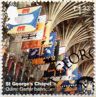 GREAT BRITAIN 2016 Windsor Castle. £1.33 St. George's Chapel Garter Banners - Used Stamps