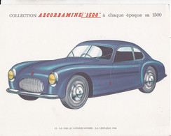 PIE-T-LOT-BB-21-GF 787 : PUBLICITE ASCORBAMINE. AUTOMOBILE. LA CISITALIA 1946 - Voitures