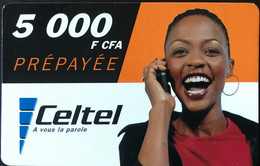 GABON  -  Prepaid  -  Celtel  -  5.000 F CFA - Gabun