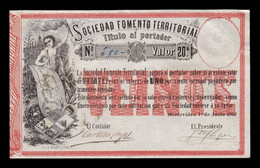 Uruguay 20 Pesos 1868 Pick S482 Nº 500 EBC XF - Uruguay