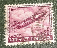 India - Michel - 436 - 1967 - Gebruikt - Cancelled - Vliegtuigen - Straaljager - GNAT Jet Fighter - Oblitérés