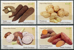 Papua New Guinea 2019. Fresh Produce (I) (MNH OG) Set Of 4 Stamps - Papúa Nueva Guinea