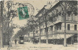 CPA - 06- Nice  - Avenue De La Gare - Markten, Pleinen