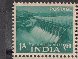 INDIA 1955 Five Year Plan (2nd Definitive Serie)1 A., Tilaiya Dam, DVC, Water Supply, 1v. MNH(**) - Unused Stamps