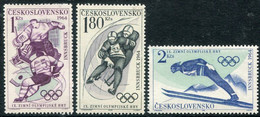 CZECHOSLOVAKIA 1964 Winter Olympic Games, Innsbruck MNH / **. Michel 1447-49 - Ongebruikt