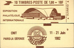 CARNET 2220-C 3 Liberté De Delacroix "PHILEXFRANCE 82" Brun-jaune, Fermé, Parfait état Bas Prix RARE - Moderne : 1959-...