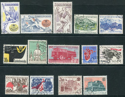 CZECHOSLOVAKIA 1964 Nine Complete Issues Used. - Usati