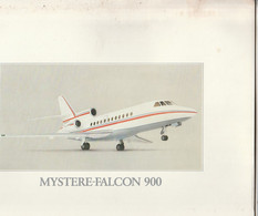 ***  AVIATION  ***  Superbe Documentation De Vente Du Falcon 900 - Options .. Descriptif ... 20 Pages - Pubblicità