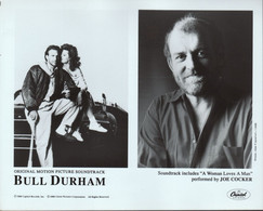 JOE COCKER - ORIGINAL MOTION PICTURE SOUNDTRACK BULL DURHAM - Photos