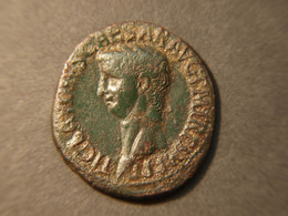 CLAUDE  -  41-54  -  As De Cuivre - The Julio-Claudians (27 BC Tot 69 AD)
