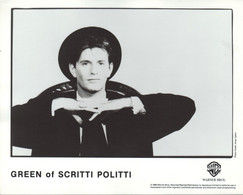 GREEN GARTSIDE OF SCRITTI POLITTI - Photographs