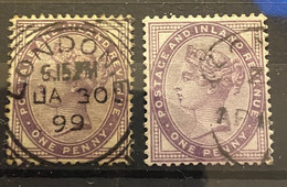 Groot Brittannië Zegel Nr 65. 14 Parels En 16 Parels. Used - Used Stamps