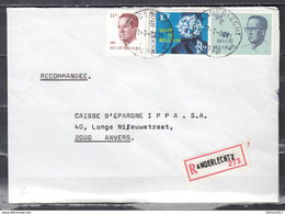 Aangetekende Brief Van Anderlecht 2 Naar Anvers (A) - 1981-1990 Velghe
