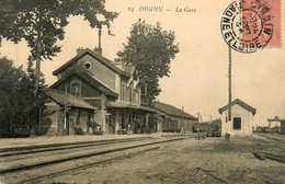 Digoin * 1904 * La Gare * Ligne Chemin De Fer Saône Et Loire - Digoin