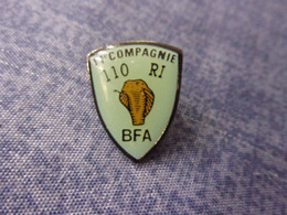 Pin's 11° Compagnie Du 110° Régiment D'Infanterie - BFA - Cobra - RI - Militaria