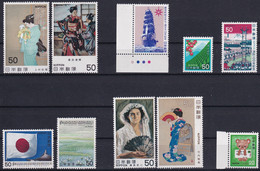 Mi. 1425-1434 - Japan - Postfrisch/**/MNH - Nuovi