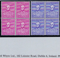 Ireland 1954 Cardinal Newman Set Of 2, Blocks Of Four Fresh Mint Unmounted Never Hinged - Ungebraucht