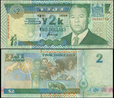 Fiji 2 Dollars. 2000 Unc. Banknote Cat# P.102b - Fidschi