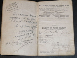 Livret De Mobilisation / Caporal VAN Den Berghe Arthur Né à RIXENSART/ Corps Social De Chemin De Fer / Classe De 1920 / - Documents