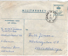 49950 - Schweden - 1987 - Fp-GA-Umschlag SVENSKA FN-KONT.LIBANON -> Kaerlinge - VN