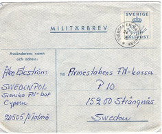 49951 - Schweden - 1976 - Fp-GA-Umschlag SVENSKA FN-BAT.ZYPERN -> Strängnäs - UNO