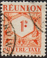 Réunion Obl. N° Taxe 29 - Le 1f Brun-orange - Timbres-taxe