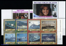 1986, Jungferninseln, 550-53 U.a., ** - Iles Vièrges Britanniques