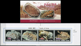 Korea 2007. Fossils Of Korea (MNH OG) StampPack - Corea Del Norte