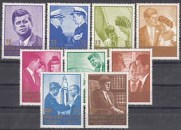 South Arabia Aden - Mahra State, John F. Kennedy 1967 Mi#16-24 A Mint Never Hinged - Kennedy (John F.)