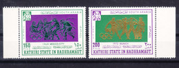 South Arabia Aden - Kathiri State Of Hadhramaut, Olympic Games Mexico 1968 And Munchen 1972 Mi#181-182 A Never Hinged - Estate 1968: Messico