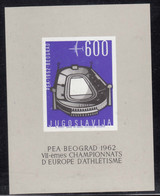 Yugoslavia Republic 1962 Mi#Block 9 Mint Never Hinged - Nuevos