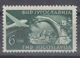 Yugoslavia Republic 1951 Airmail ZEFIZ Mi#653 Mint Never Hinged - Neufs