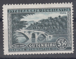 Yugoslavia Kingdom 1940 Mi#428 Mint Hinged - Neufs