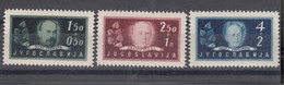 Yugoslavia Republic, 1948 Mi#545-547 Mint Never Hinged - Neufs