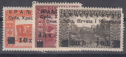 Yugoslavia, Kingdom SHS, Issues For Bosnia 1919 Mi#30-32 Mint Hinged - Unused Stamps