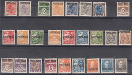 Denmark Postage Due, Paketmarken 1919-1945 Mint Hinged/never Hinged/used - Port Dû (Taxe)