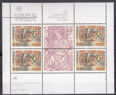 Portugal 1982 Europa CEPT Mi#Block 35 Mint Never Hinged - Unused Stamps