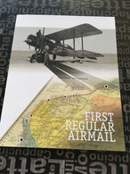 3-12-2021 - Australia - First Regular Airmail - Presentation Folder With 1 Cover - (with Aviation Stamp) - Presentation Packs