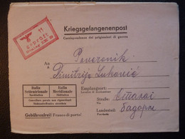 From Stalag IX B 1944 To Dimitrije Lukovic (Hauptvertrauensmann) Stalag IX B WWII POW Censure Geprüft - Briefe U. Dokumente