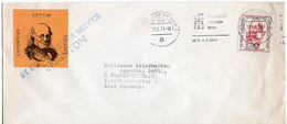 L30590 - Grossbritannien / Poststreik - 1971 - 3'- Streikmarke A. Bf. BRIGHTON -> Westdeutschland - Cartas & Documentos
