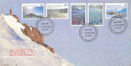 AUSTRALIAN ANTARCTIC TERR. - FDC 1985 SCENES II Mi #64, 67, 68, 71, 72 / QC209 - FDC