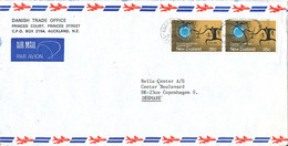 New Zealand Air Mail Cover Sent To Denmark 5-4-1983 - Corréo Aéreo