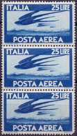 ITALIA - AIRMAIL - SWALLOWS  Lot Of 3 - **MNH - 1946 - Schwalben