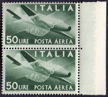 ITALIA - AIRMAIL - HANDLING - **MNH - 1946 - Zwaluwen