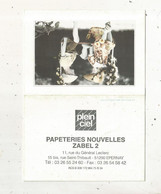 Calendrier, 2000, Papeteries Nouvelles ZABEL 2 , PLEIN CIEL , 51 ,EPERNAY, 4 Pages  3 Scans - Petit Format : 1991-00