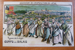 Types De Liége. Corps De Balais. Souvenir De L'exposition - Tentoonstellingen