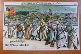 Types De Liége. Corps De Balais. Souvenir De L'exposition - Esposizioni