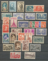 1939 Année Complète 32 Timbres N°419 à 450 Sauf 421 A/B Neuf Luxe ** H3000 - ....-1939