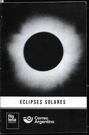 #10068 ARGENTINE,ARGENTINA 2021 SPACE COSMOS SOLAR SYSTEM ECLIPSES, BROCHURE - Ungebraucht